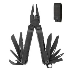 Leatherman Rebar Black Multi-Tool With Black MOLLE Sheath