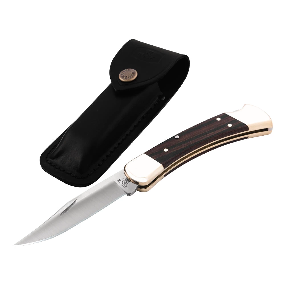 Buck Knives Buck 110 Folding Hunter Knife With Ebony Handle - Image 6