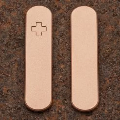 Daily Customs Plain Bronze Handles For 58.2 Mm Swiss Army Knives