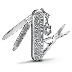 Victorinox Damast Classic SD Brilliant Swiss Army Knife