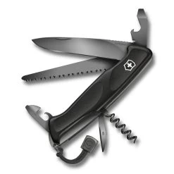 Victorinox Onyx Black RangerGrip 55 Lockblade Swiss Army Knife