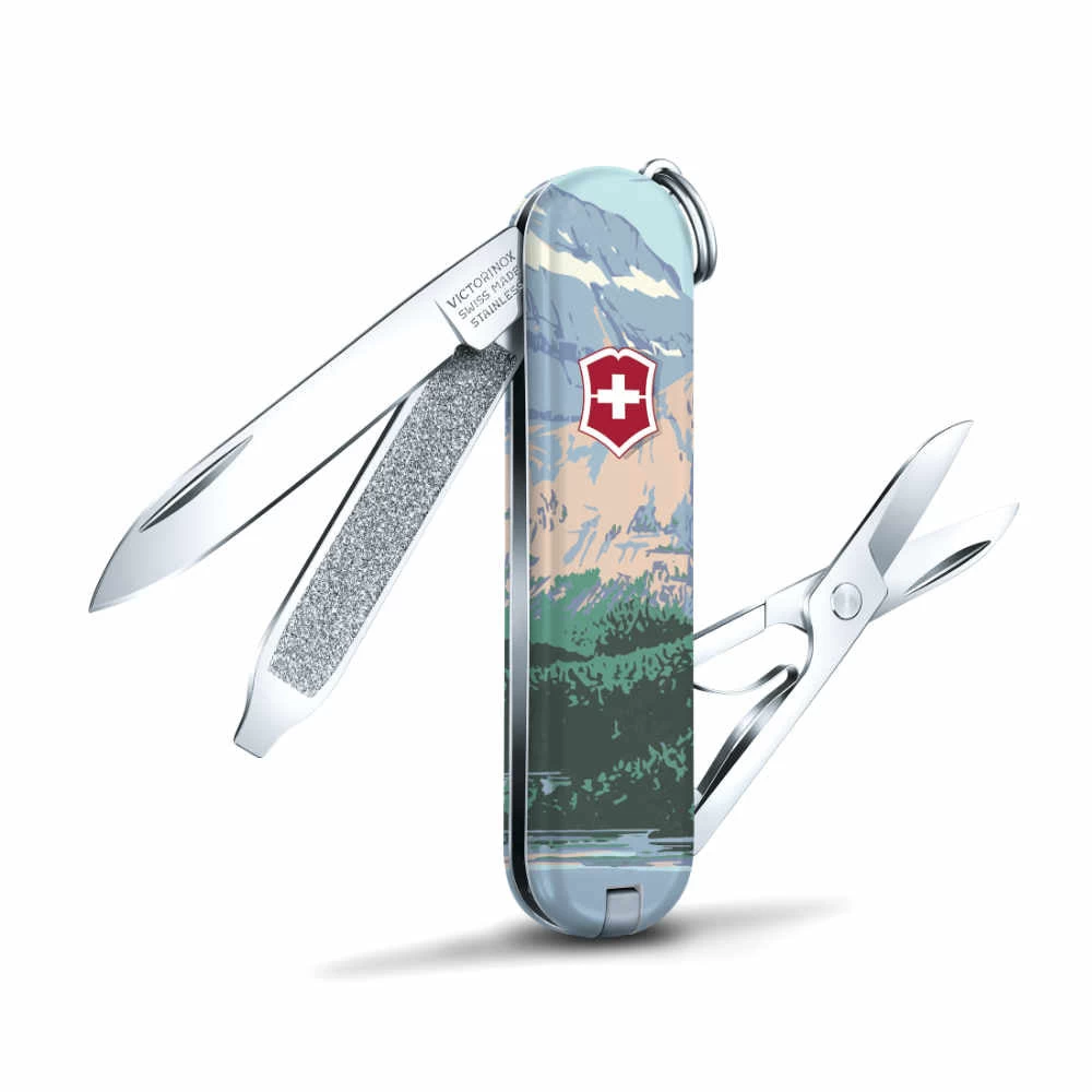 Victorinox Glacier National Park Poster Art Classic SD Swiss Army Knife