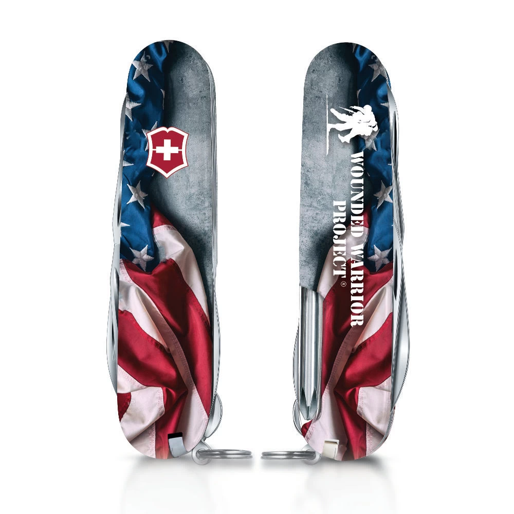 Victorinox Wounded Warrior Project American Flag Fieldmaster Swiss Army Knife - Image 2