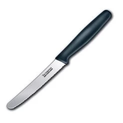 Victorinox Classic 4.5" Serrated Tomato/Bagel Knife - Black