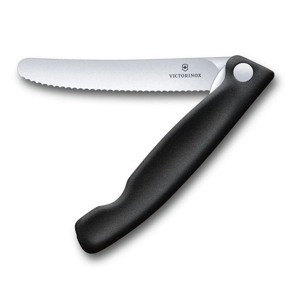 Swiss Classic 4.3" Foldable Serrated Paring Knife By Victorinox - Image 7
