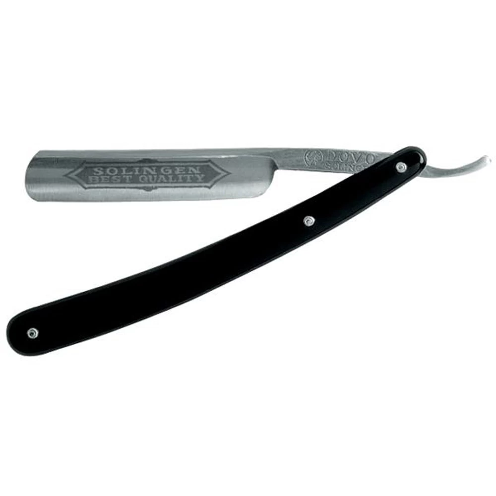 Dovo Classic Straight Razor, Black Handle