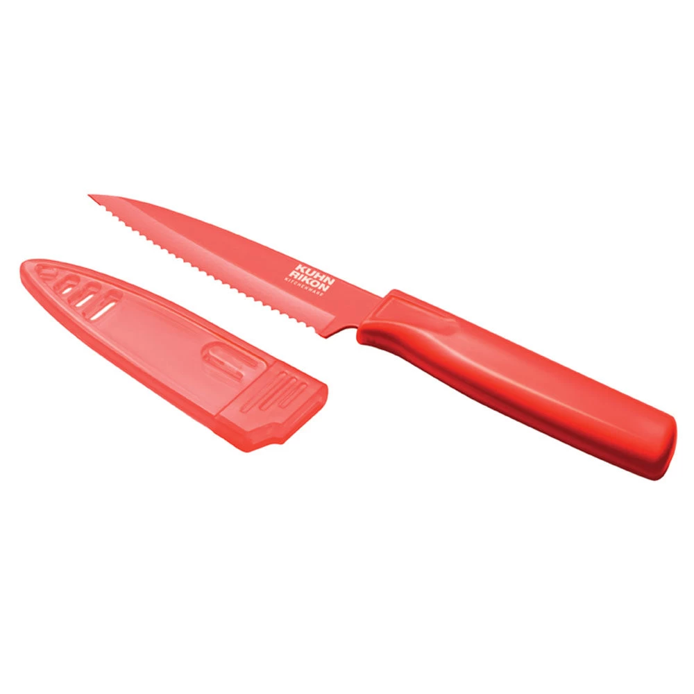Kuhn Rikon Colori 4" Serrated Paring Knife - Image 2