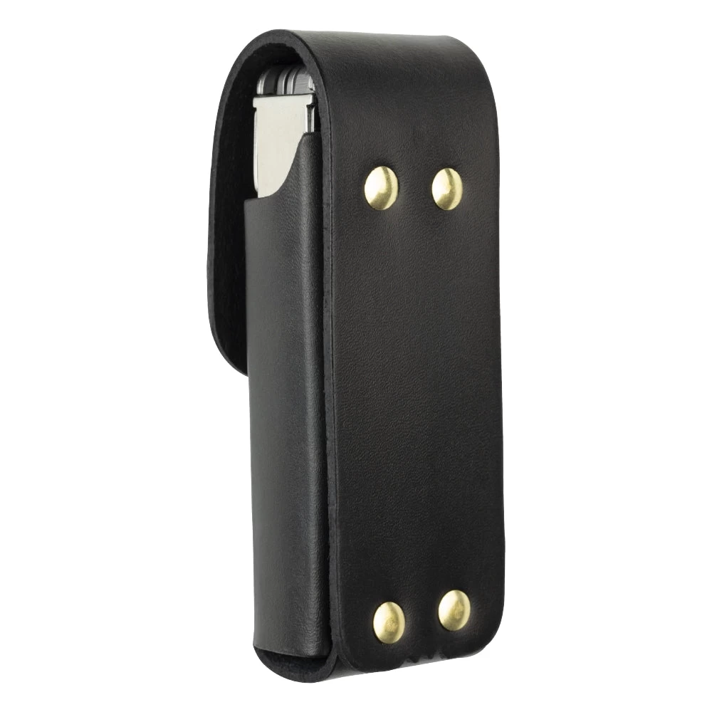 Leatherman 4" Black Leather Belt Sheath - Image 2