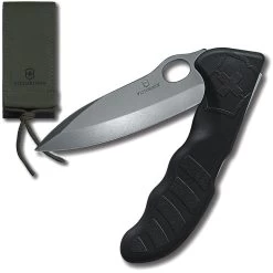 Victorinox Hunter Pro Black Lockblade Swiss Army Knife With Pouch