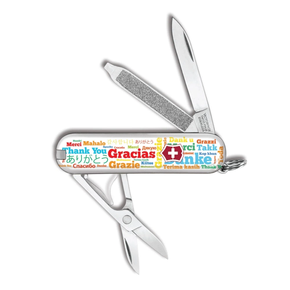 Victorinox Thank You Classic SD Designer Swiss Army Knife - Image 2