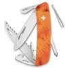 Swiza C06 Swiss Pocket Knife, Orange Fern Camouflage