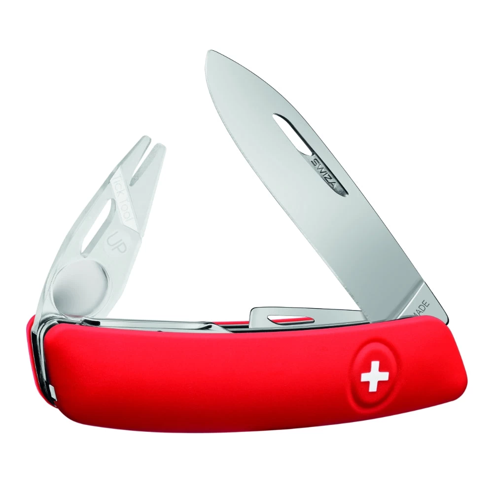 Swiza TT03 Swiss Tick Tool Pocket Knife, Red - Image 2