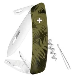 Swiza TT03 Swiss Tick Tool Pocket Knife, Olive Fern Camouflage