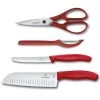 Victorinox Swiss Classic Red 4-Piece Kitchen Set