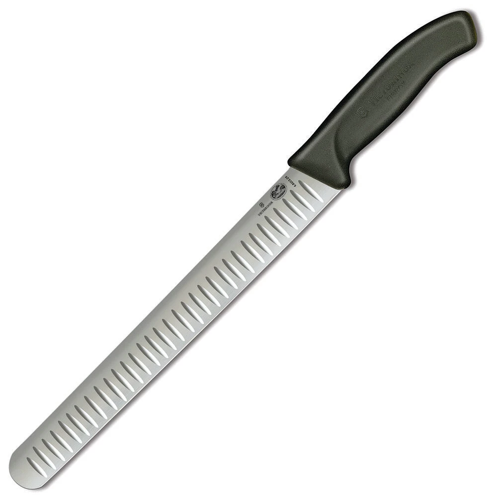 Swiss Classic 10.25" Granton Edge Slicing Knife By Victorinox