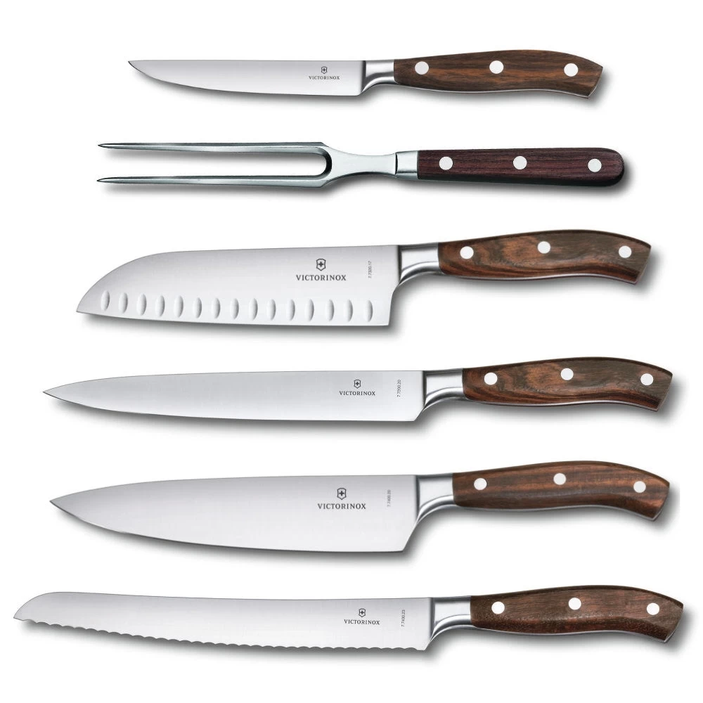 Victorinox Grand Maitre Wood 6-Piece Knife Block Set - Image 3