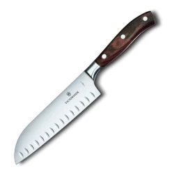 Victorinox Grand Maitre Wood 7" Granton Santoku Knife